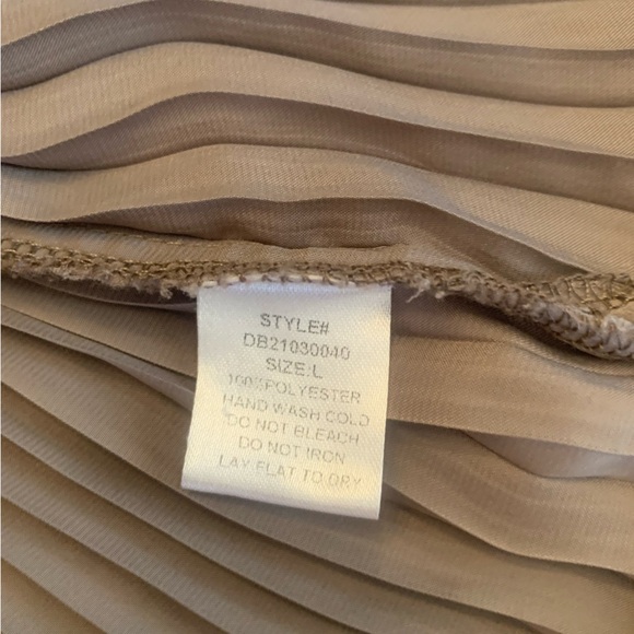 Downeast dress accordion belted midi dress wedding minimalist classic - Picture 8 of 8